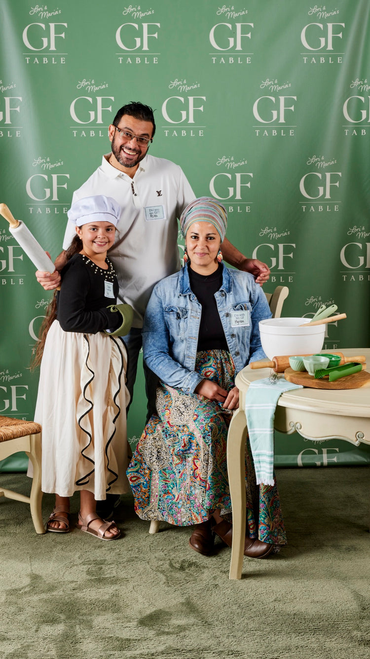 Friends of Lori &amp; Maria's Gluten free Table at the photo booth